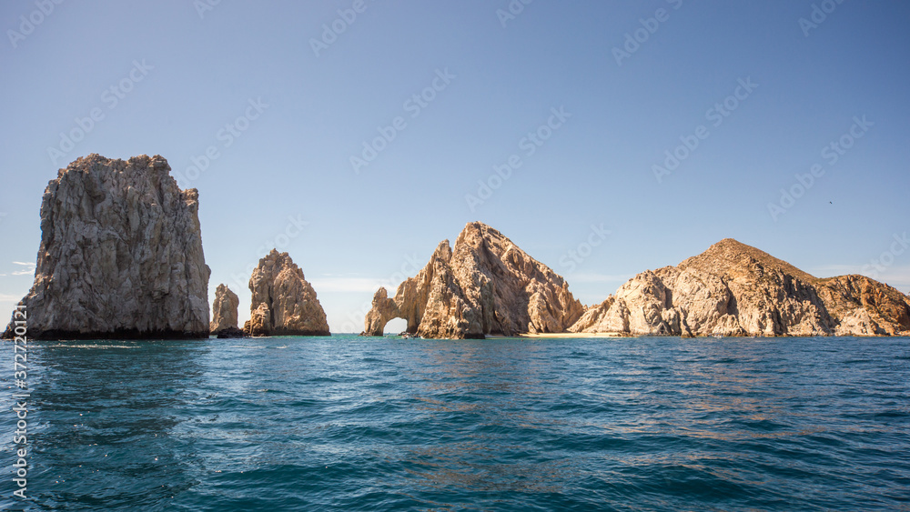 The arch of Cabo San Lucas, is a distinctive rock formation at the southern tip of Cabo San Lucas, which is itself the extreme southern end of Mexico's Baja California Peninsula. 