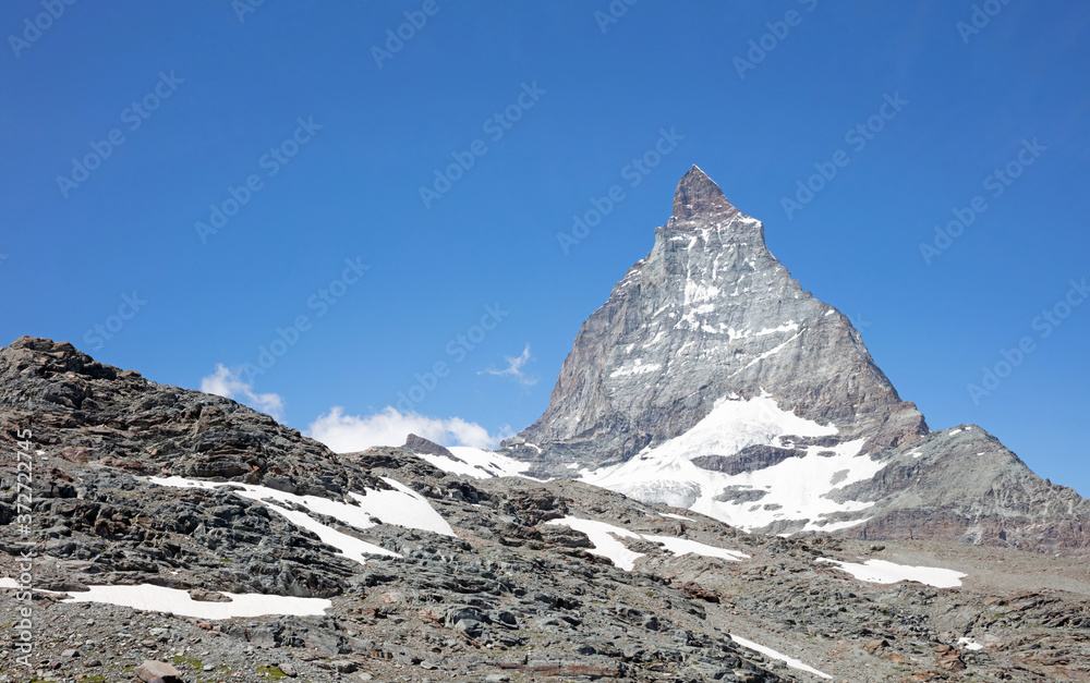 The Matterhorn, the iconic emblem of the Swiss Alps