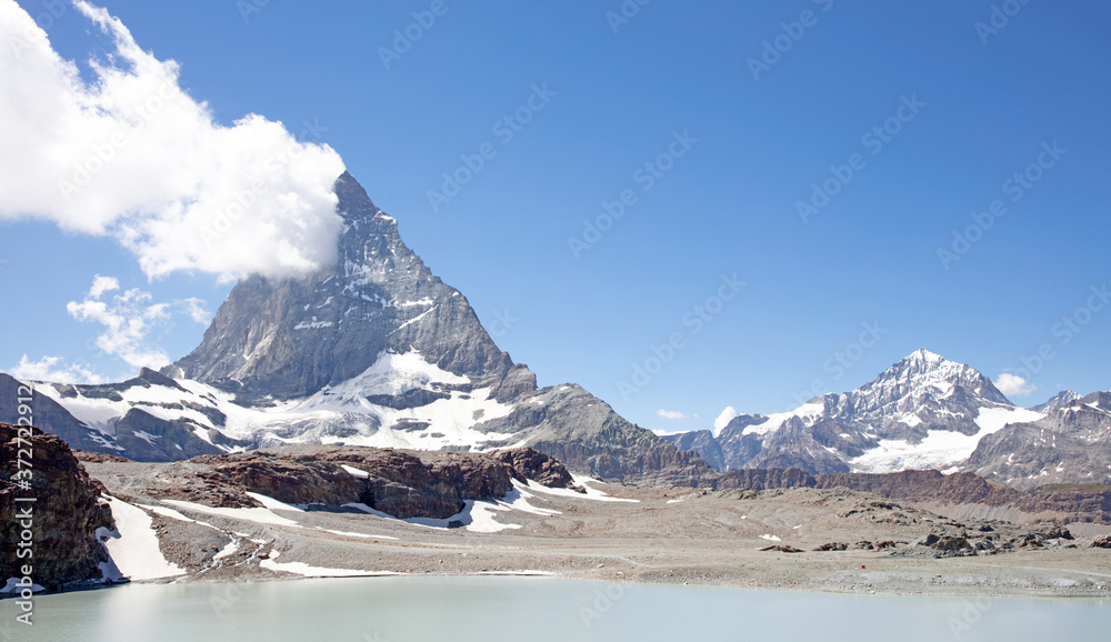 The Matterhorn, the iconic emblem of the Swiss Alps