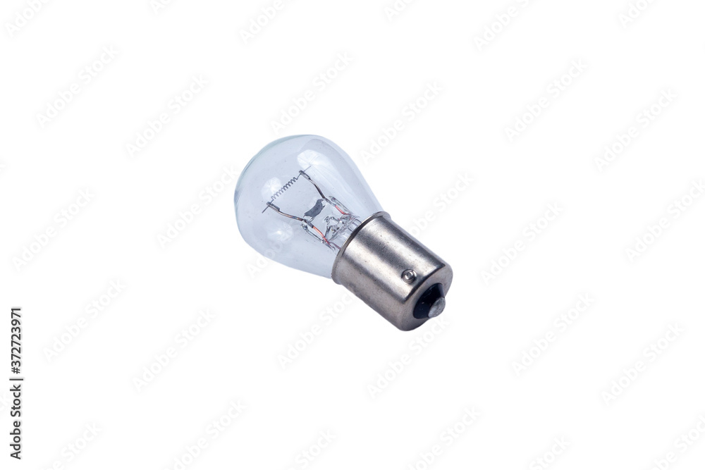 Automotive light bulbs on a white background. Automotive light bulbs on a white background.