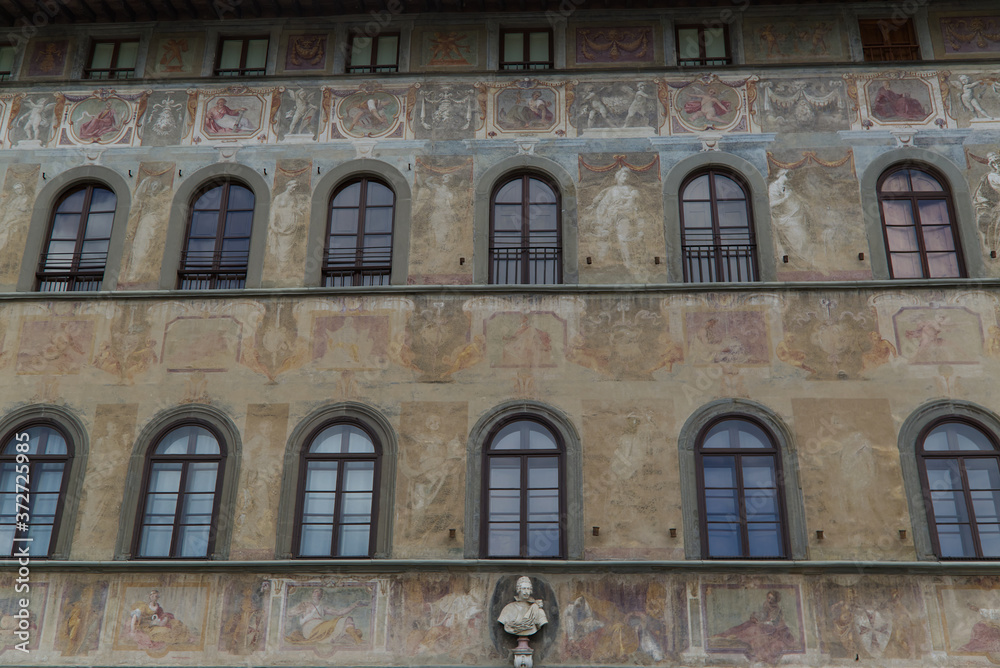 View of ancient palace in Florence