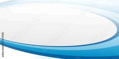 Paper layer circle blue abstract background. Curves and lines use for banner, cover, poster, wallpaper, design with space for text. 