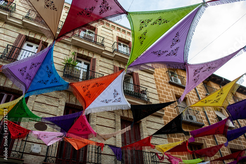 open air dance in Madrid, Spain photo