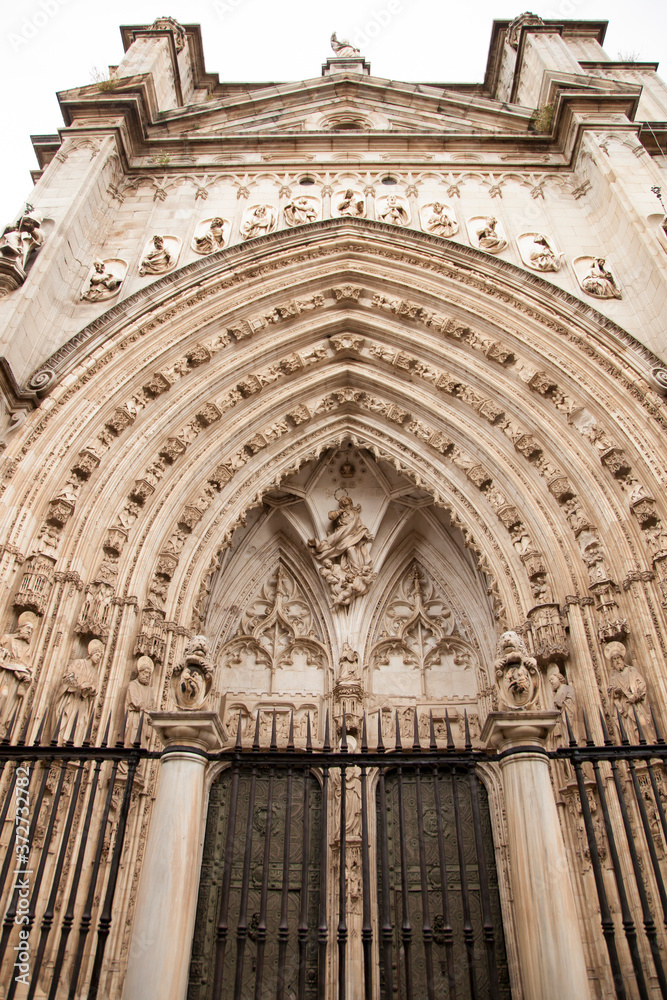 トレド大聖堂の外壁