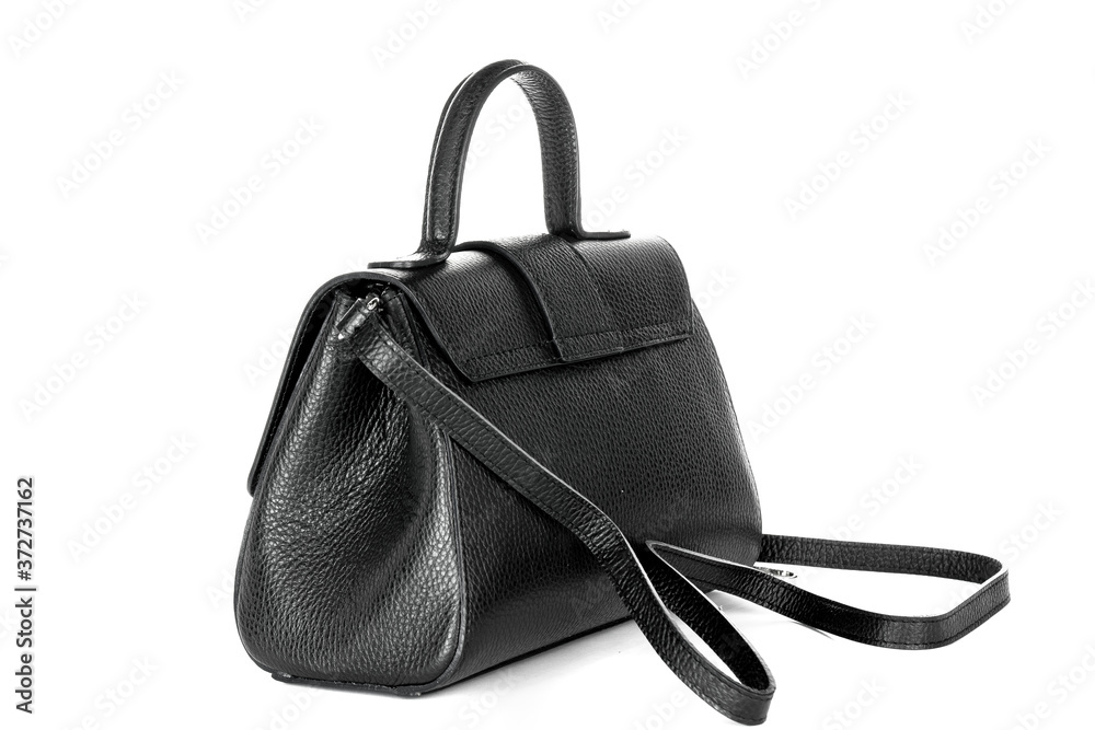 Bag fashion autumn clutch isolated on white leather Bag fashion autumn clutch isolated on white leather