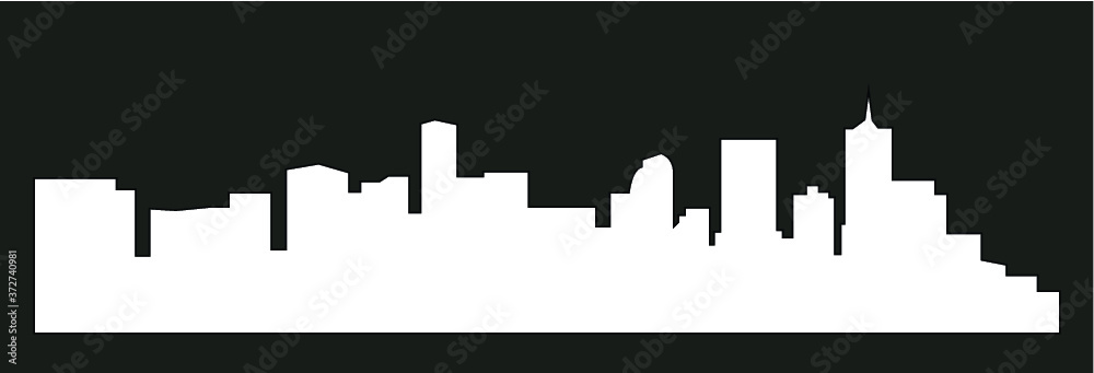 Denver, Colorado city silhouette
