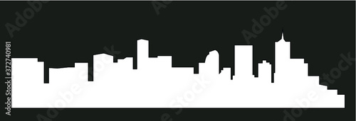 Denver  Colorado city silhouette