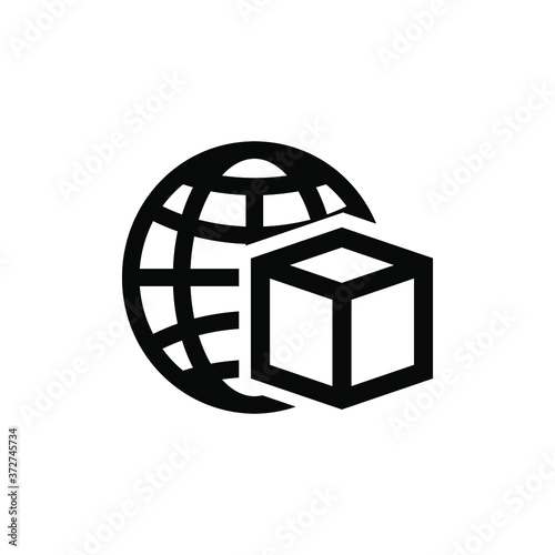 Shipping fast delivery motorcycle and truck icon. Courier vector collection.