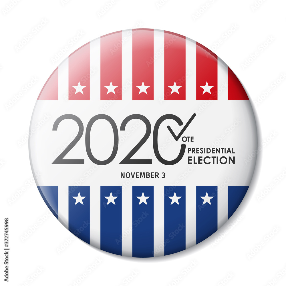 2020 Presidential Election. 2020 United States of America Presidential Election. Vote America Presidential Election Vector Design.