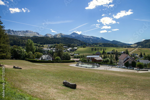 Paysage du Vercors vu de Villars de Lans dans l'Isère