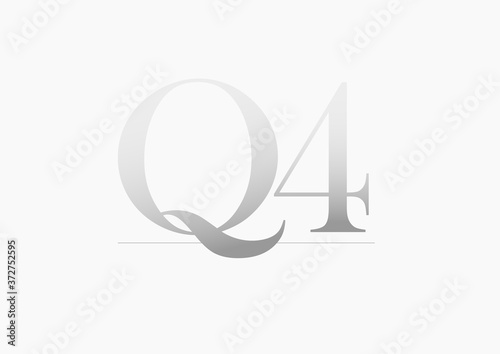 Quarter four illustration