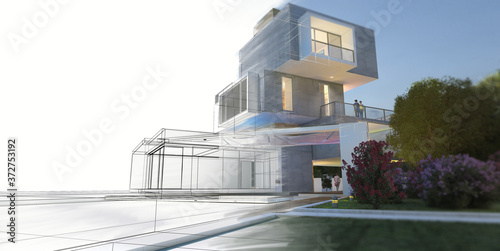 Multilevel villa project evolution
