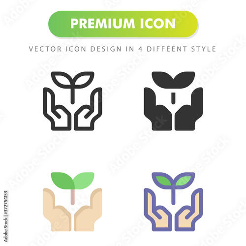 plant icon isolated on white background. for your web site design, logo, app, UI. Vector graphics illustration and editable stroke. EPS 10.