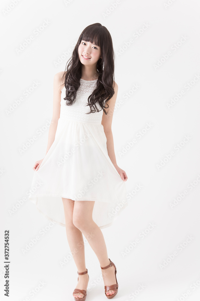 笑顔の女性 笑顔の女性