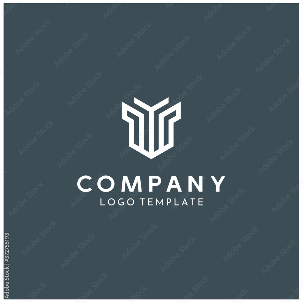 Elegant Luxury Initial Letter W Line Art Classic logo design Elegant Luxury Initial Letter W Line Art Classic logo design