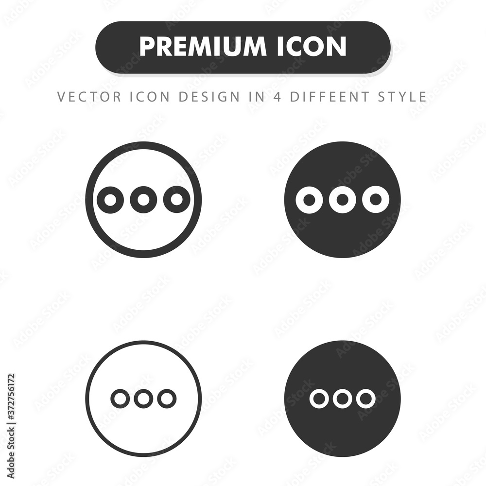 more icon isolated on white background. for your web site design, logo, app, UI. Vector graphics illustration and editable stroke. EPS 10. more icon isolated on white background. for your web site design, logo, app, UI. Vector graphics illustration and editable stroke. EPS 10.