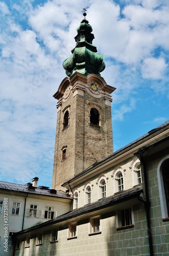 Turm, Stiftskirche Sankt Peter, Salzburg