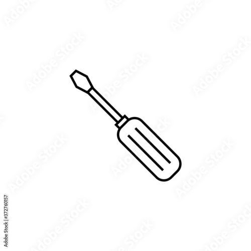 neon line tester black icon design