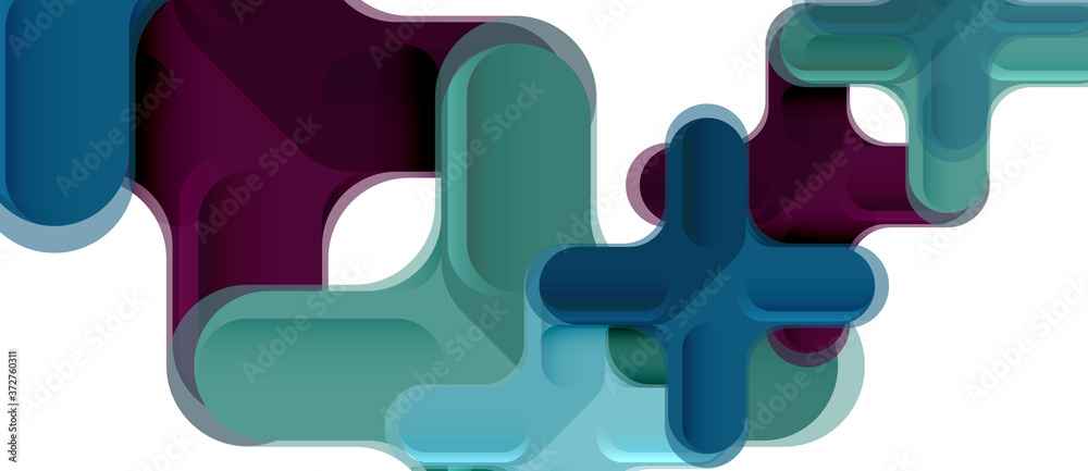 Glossy multicolored plastic style cross composition, x shape design, techno geometric modern abstract background. Trendy abstract layout template Glossy multicolored plastic style cross composition, x shape design, techno geometric modern abstract background. Trendy abstract layout template