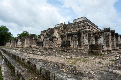 Chichen Itza an Mayan arqueological zone at Yucatan, Mexico.