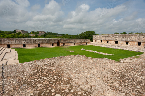 Uxmal an Mayan arqueological zone at Yucatan, Mexico. photo