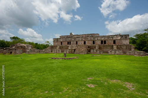 Sayil an Mayan arqueological zone at Yucatan, Mexico. photo
