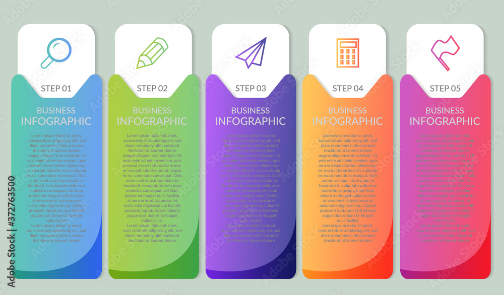 Timeline infographics design vector and marketing icons can be used for workflow layout, diagram, annual report, web design. Business concept with 5 options, steps or processes