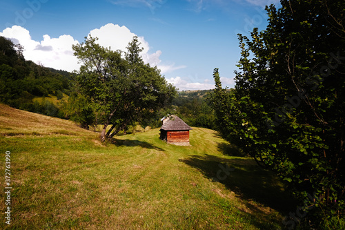 Beautiful landscape in Maramures county , Romania photo