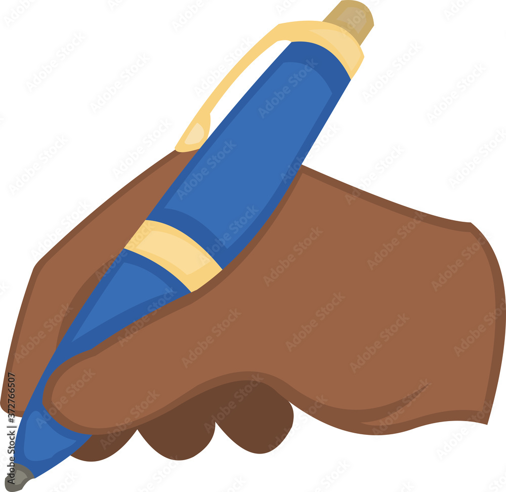 Vector illustration of a hand writing with a pen
Vector illustration of a hand writing with a pen