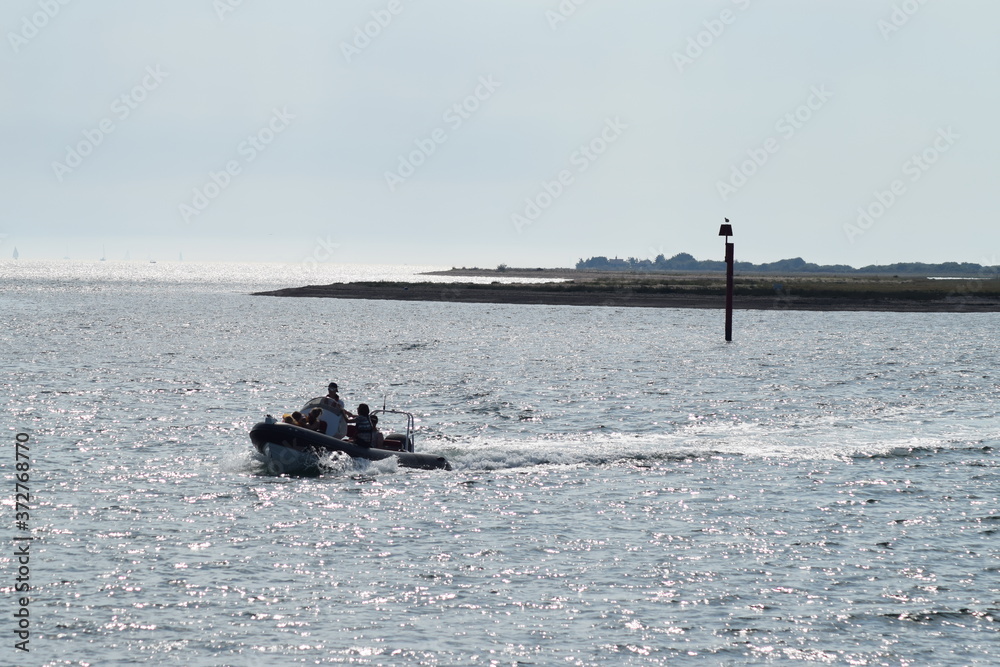 Fototapeta premium post lock-down boating UK