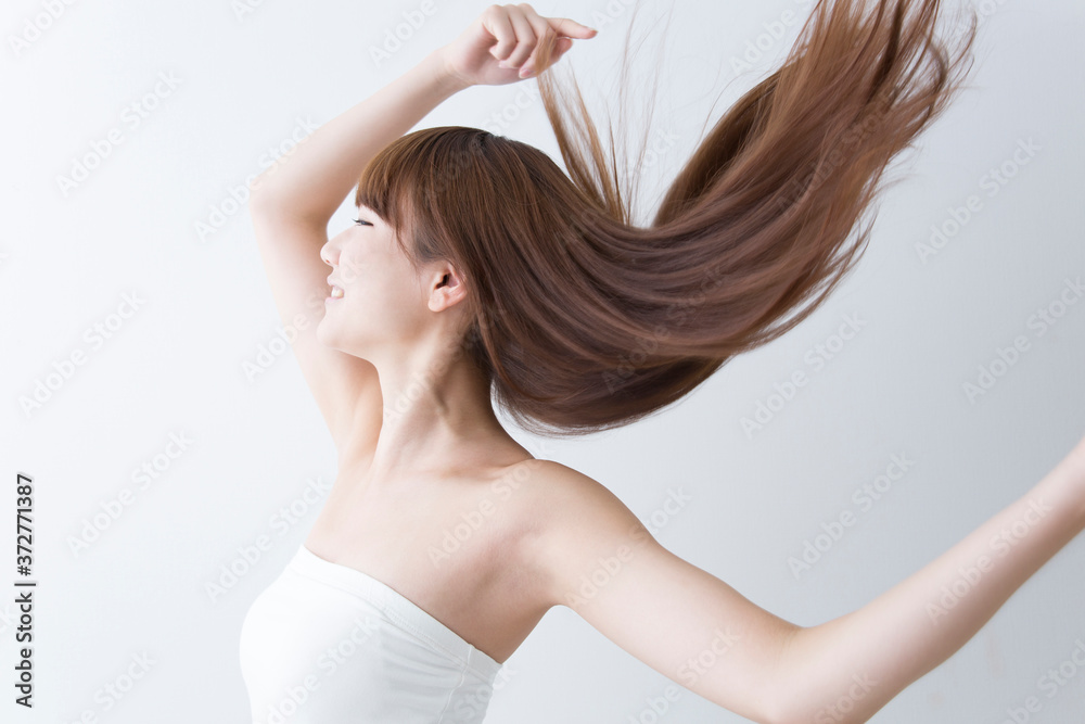 Naklejka premium ヘアケアイメージ