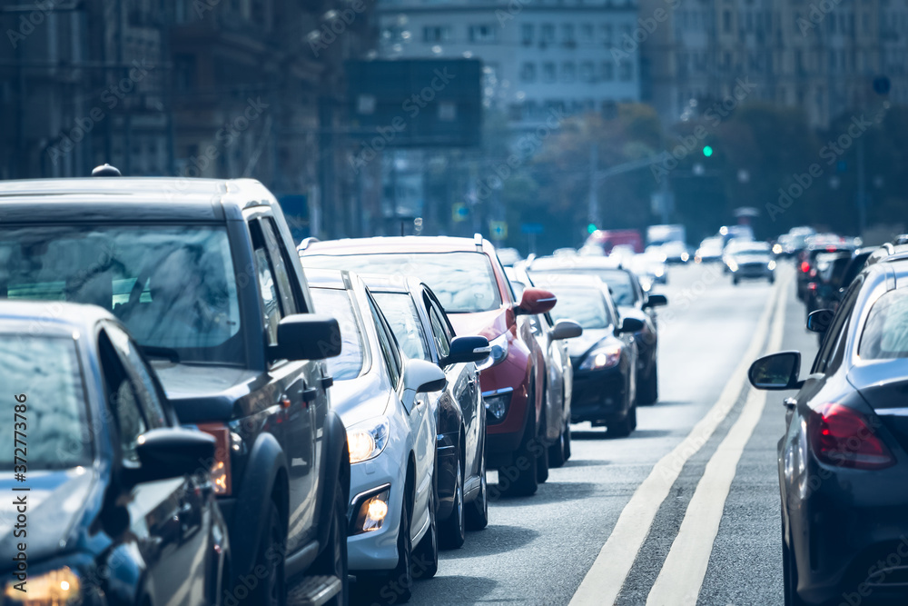 Traffic jam in Moscow