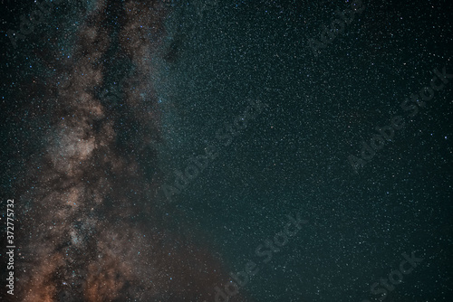 Star background. Starlight in deep universe, Milky way galaxy