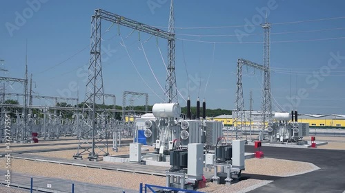 Operation of power transformers of electric current at a high-voltage substation