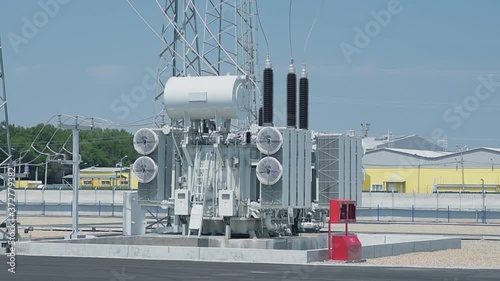 Operation of power transformers of electric current at a high-voltage substation