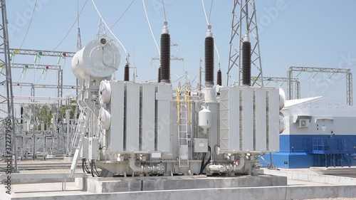 Operation of power transformers of electric current at a high-voltage substation