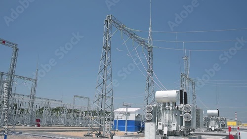 Operation of power transformers of electric current at a high-voltage substation