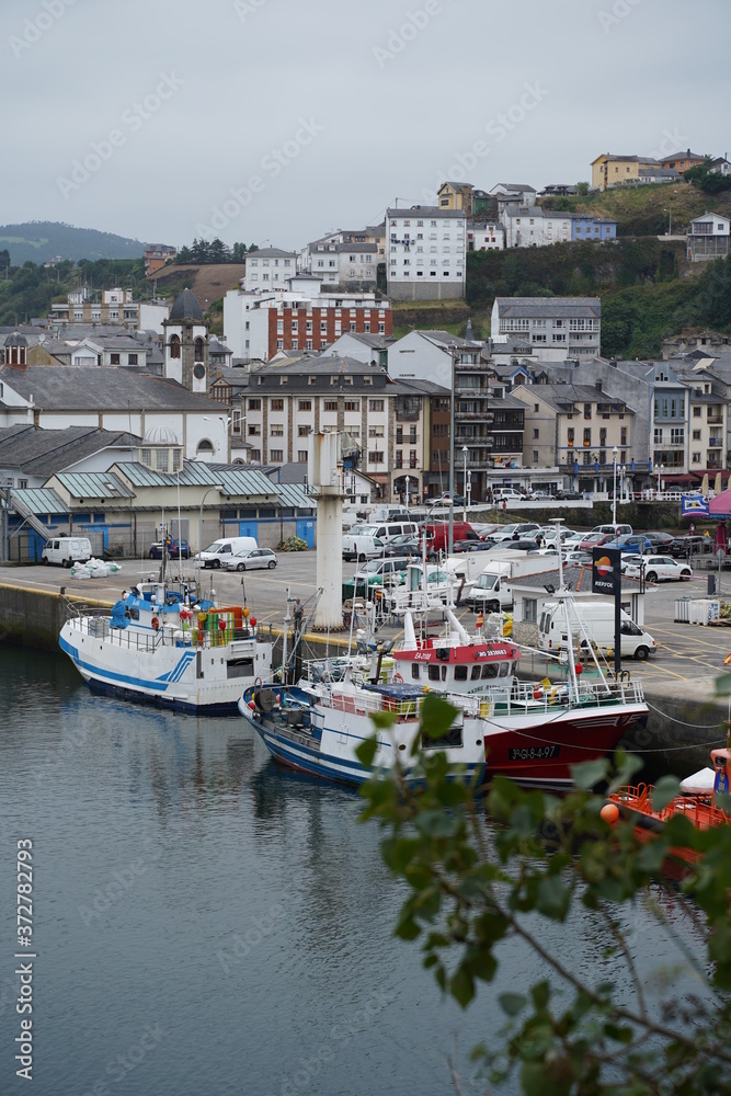 Luarca, beautiful coastal village of Asturias,Spain