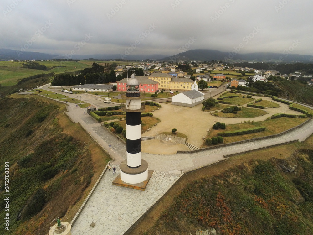 Ortiguera. Coast of Asturias,Spain. Aerial Drone Footage Stock Photo |  Adobe Stock