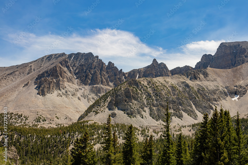 Beautiful landscape along the Wheeler Peak Summit Trail