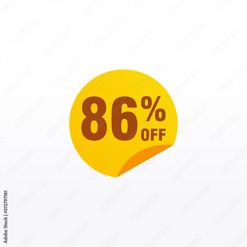86 discount, Sales Vector badges for Labels, , Stickers, Banners, Tags, Web Stickers, New offer. Discount origami sign banner 86 discount, Sales Vector badges for Labels, , Stickers, Banners, Tags, Web Stickers, New offer. Discount origami sign banner