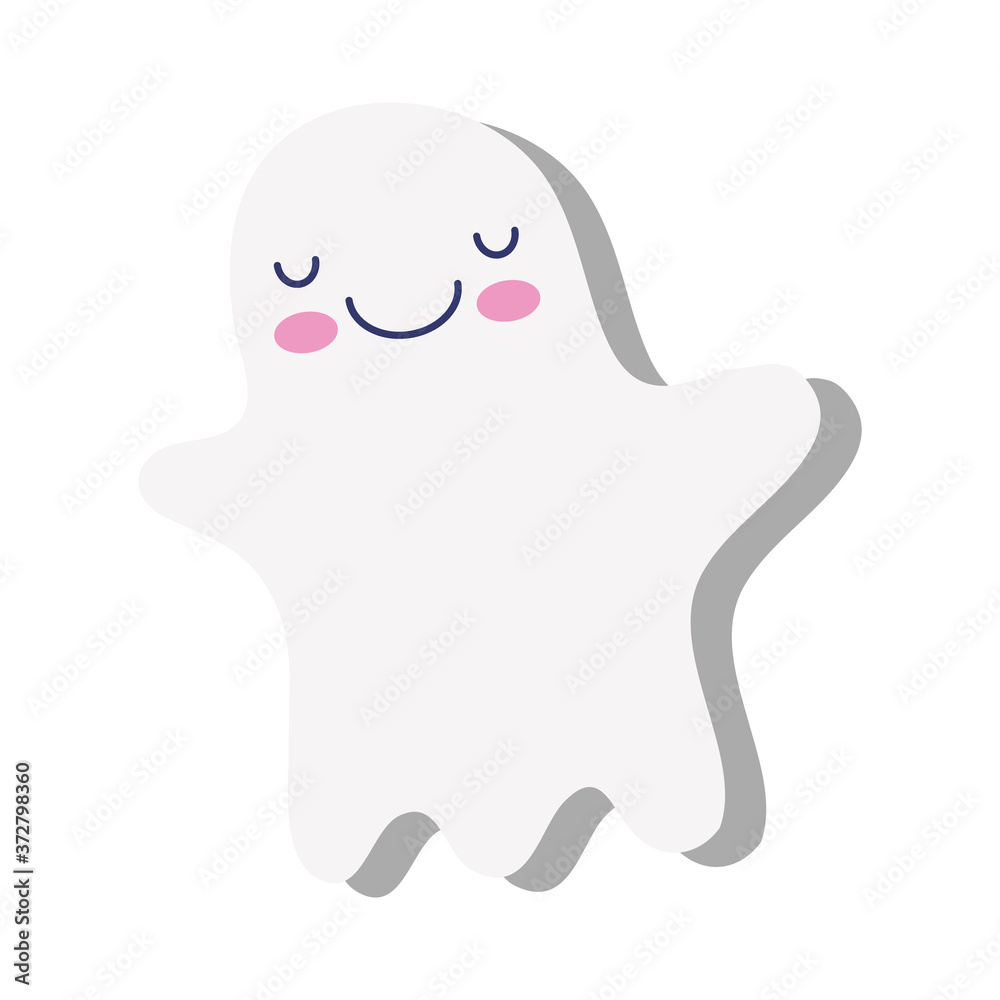 halloween ghost flat style icon halloween ghost flat style icon