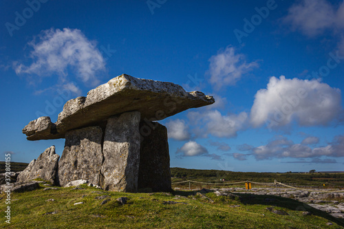 Irish Dolmen Portal Tomb on the Burren