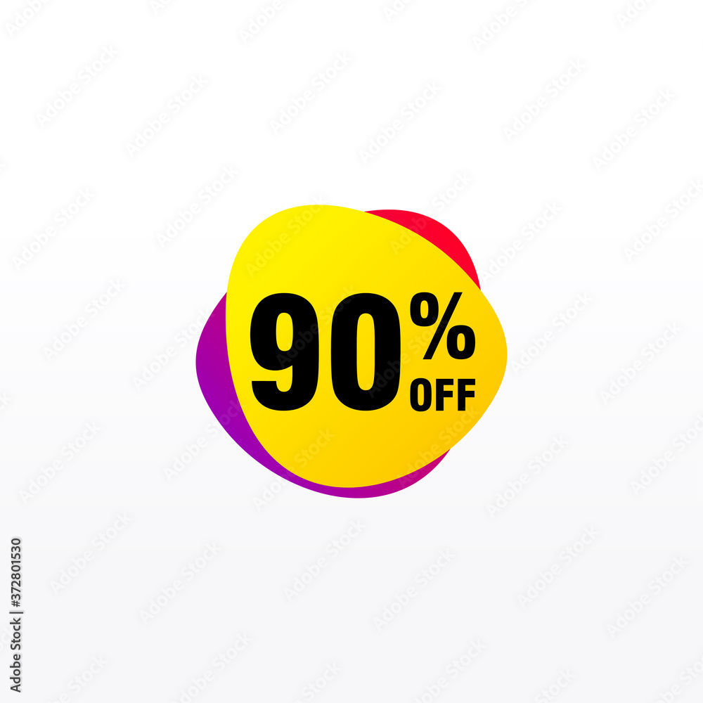 90 discount, Sales Vector badges for Labels, , Stickers, Banners, Tags, Web Stickers, New offer. Discount origami sign banner 90 discount, Sales Vector badges for Labels, , Stickers, Banners, Tags, Web Stickers, New offer. Discount origami sign banner