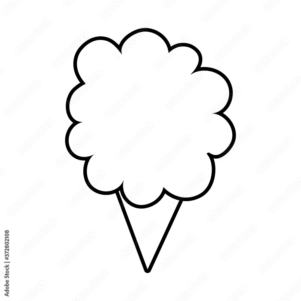 ice cream cone line style icon ice cream cone line style icon