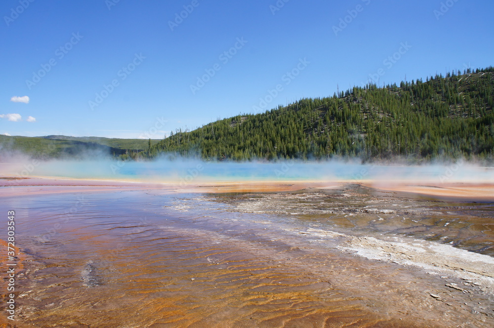 The Grand Prismatic Spring, Yellowstone National Park