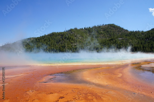 The Grand Prismatic Spring, Yellowstone National Park