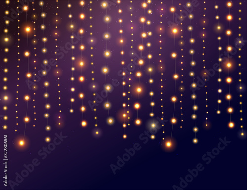 Christmas lights concept © pikovit