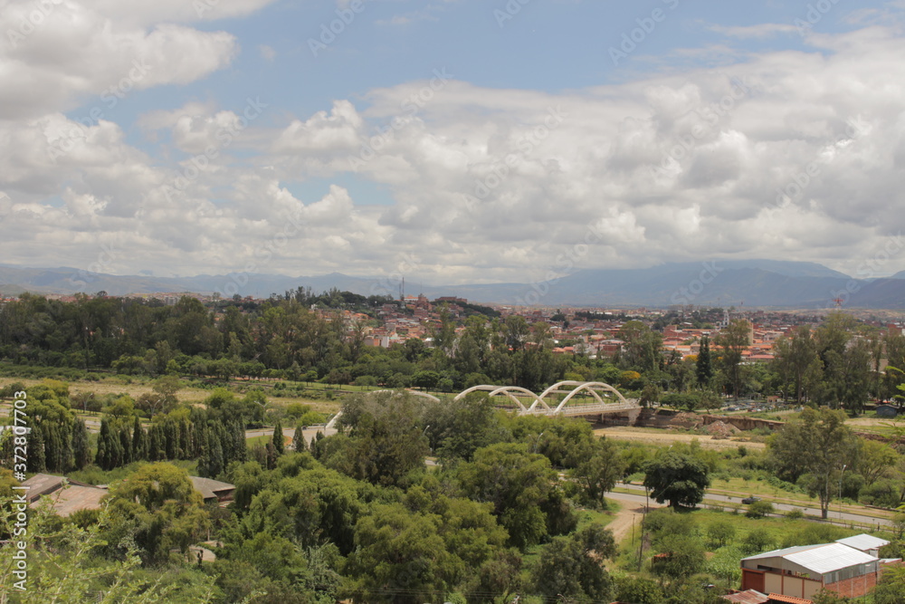 Landscape of Tarija, Bolivia