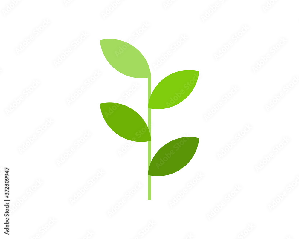 Healthy plant tree with green logo Healthy plant tree with green logo